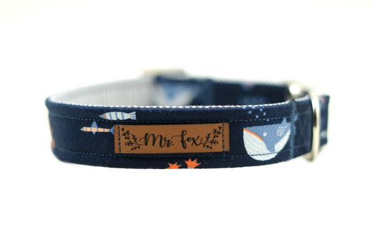 "Under the Sea" Halsband für Hunde - Mr. Fox Hundezubehör