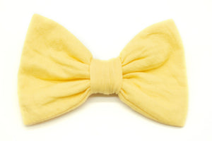 "Lemon Uni" bow tie for dog collars