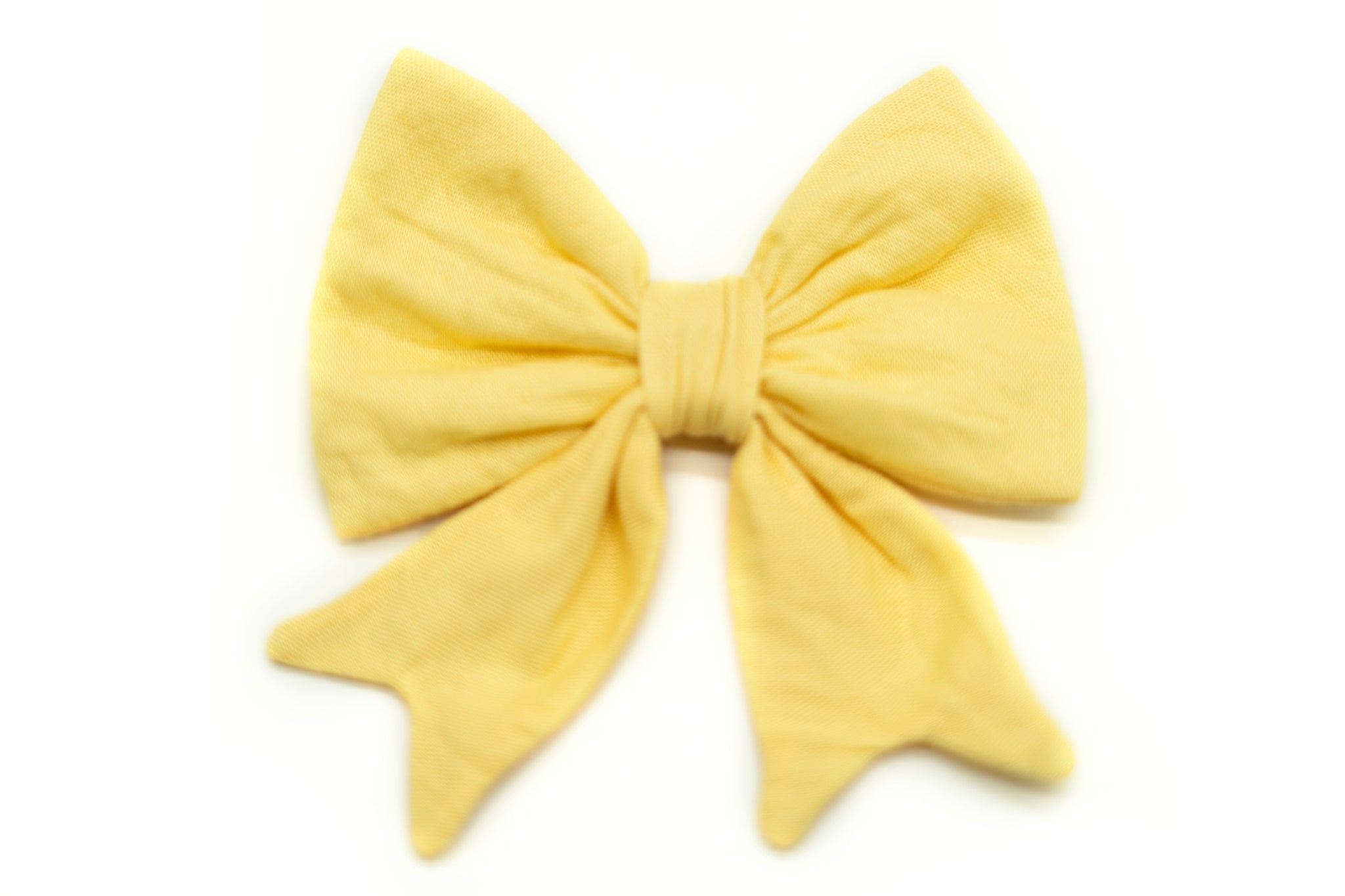 "Lemon Uni" sailor bow for dog collars