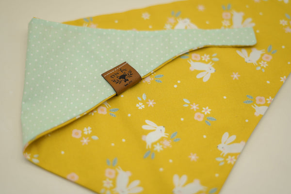 "Blissful Bunnies" dog bandana