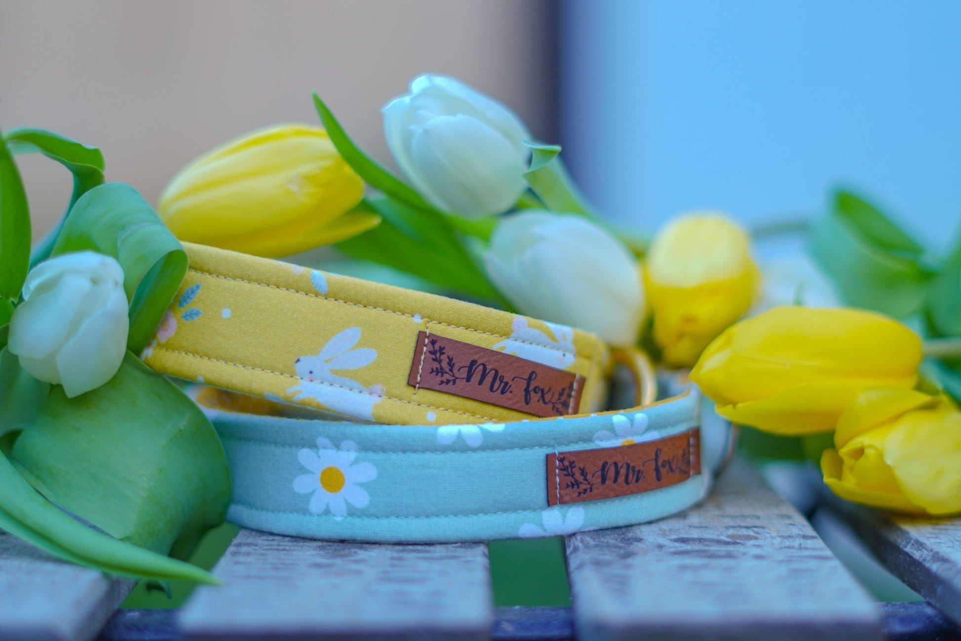"Blissful Bunnies" Halsband für Hunde - Mr. Fox Hundezubehör