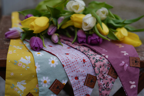 "Lucky Ladybugs" dog bandana