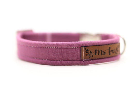 "Old Rose Uni" Halsband für Hunde - Mr. Fox Hundezubehör