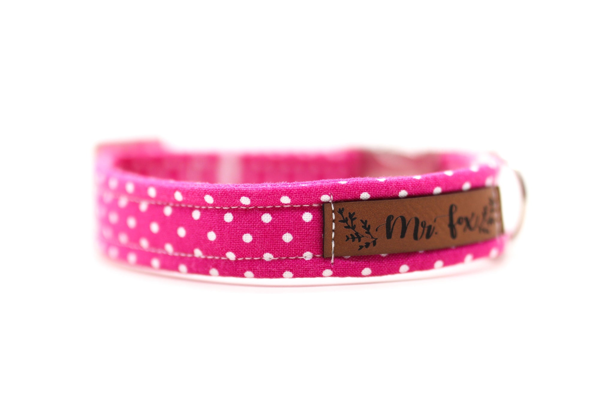 "Pink Polkadot" Halsband für Hunde