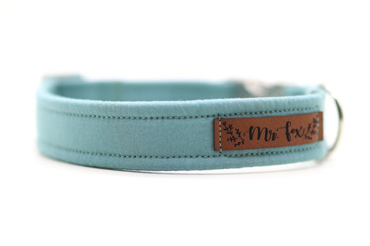 "Dusk Mint Uni" Halsband für Hunde - Mr. Fox Hundezubehör