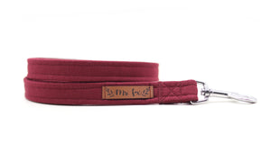 "Burgundy Uni" dog leash