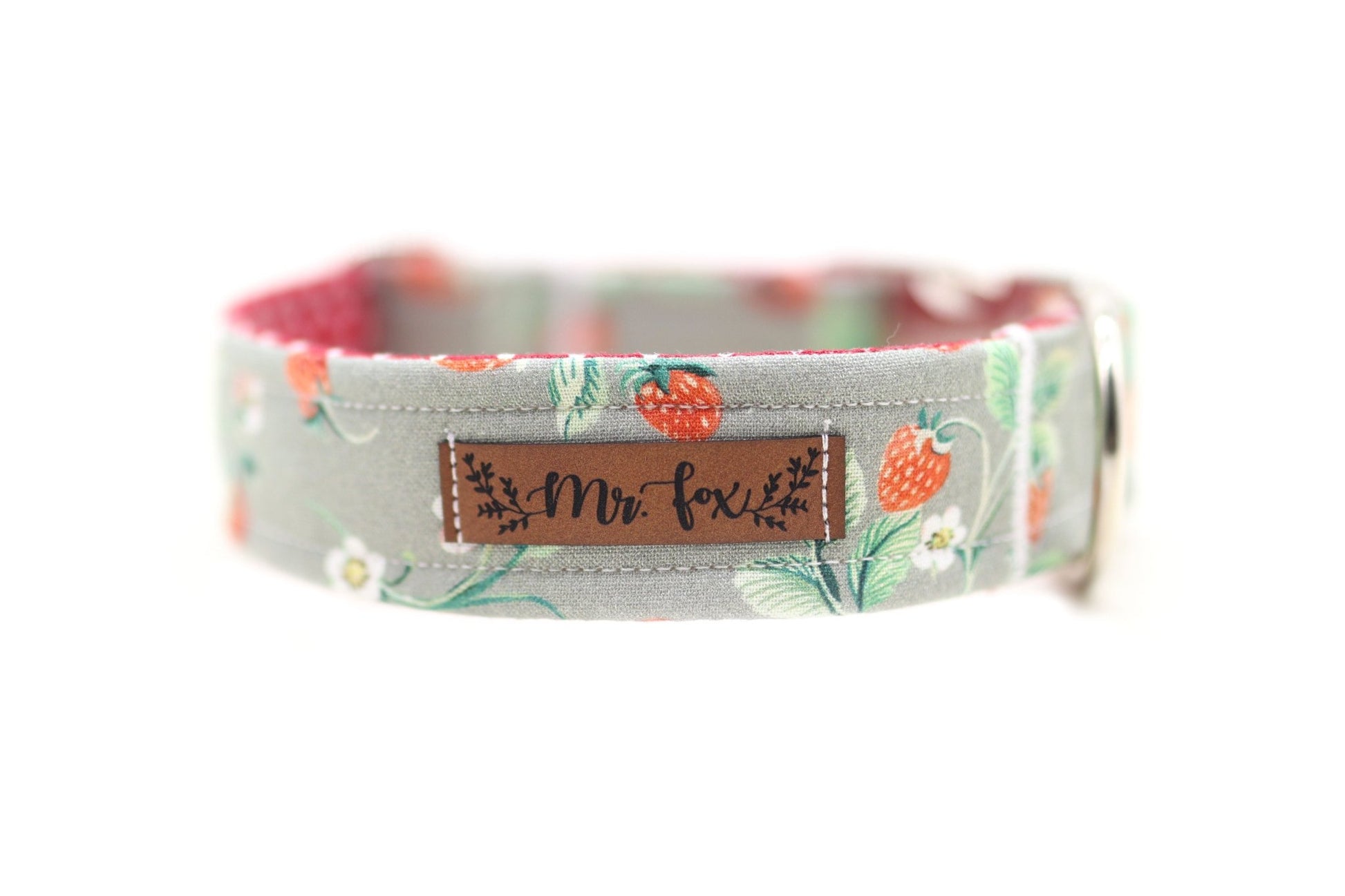 "Sweet Strawberries" Halsband für Hunde - Mr. Fox Hundezubehör