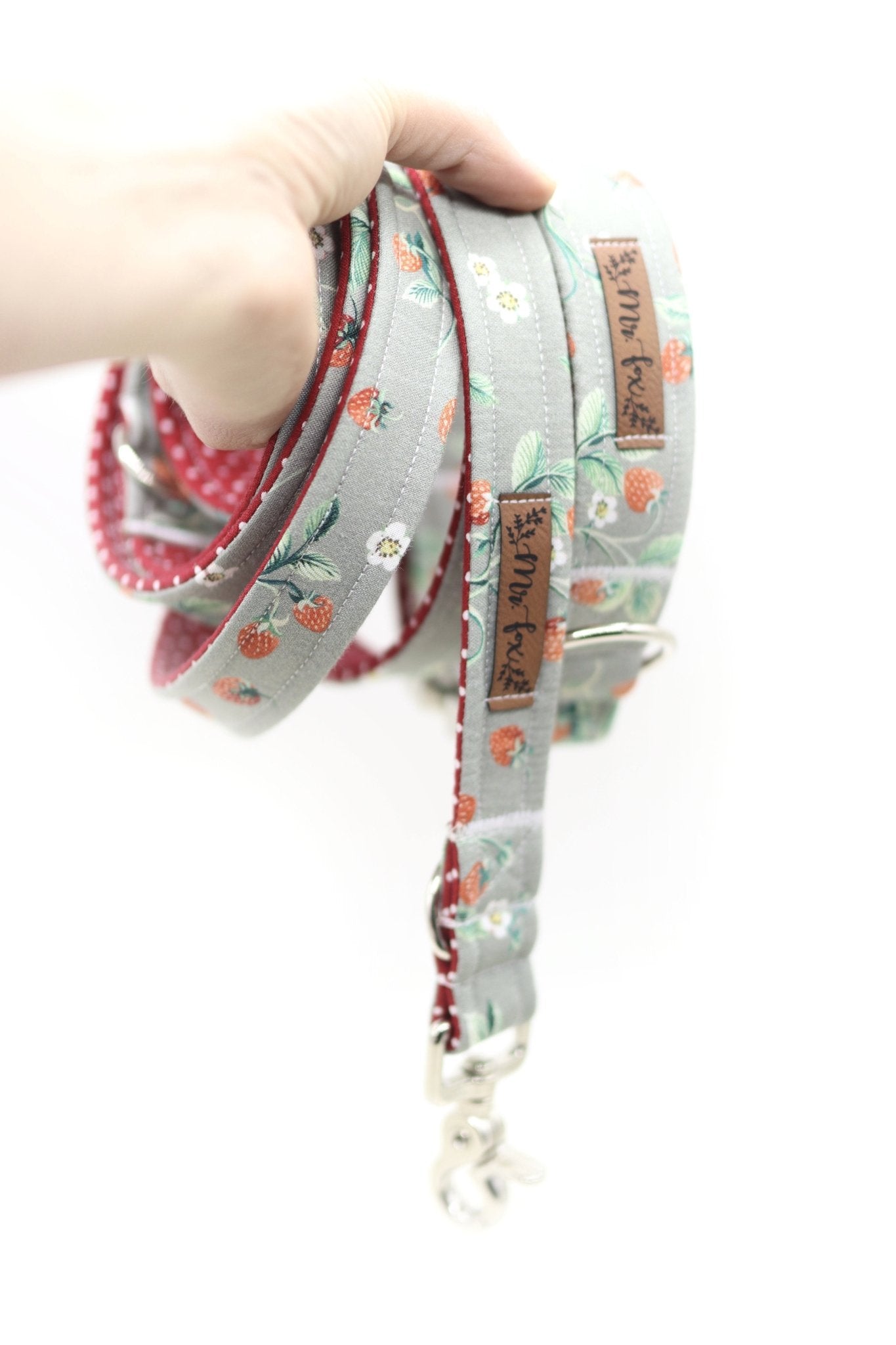 "Sweet Strawberries" Halsband für Hunde - Mr. Fox Hundezubehör