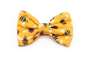 "Bumble Bee" bow tie for dog collars