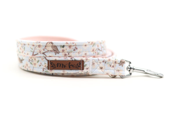 "Birds & Blossoms" dog leash