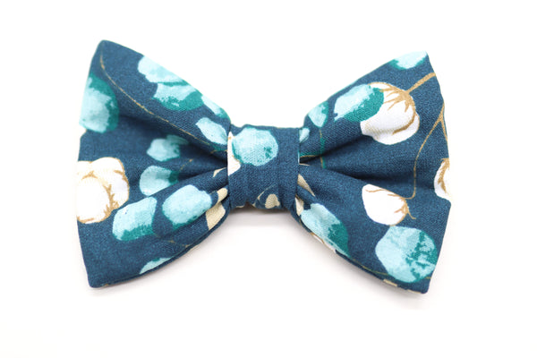 "Enchanting Eucalyptus" bow tie for dog collars