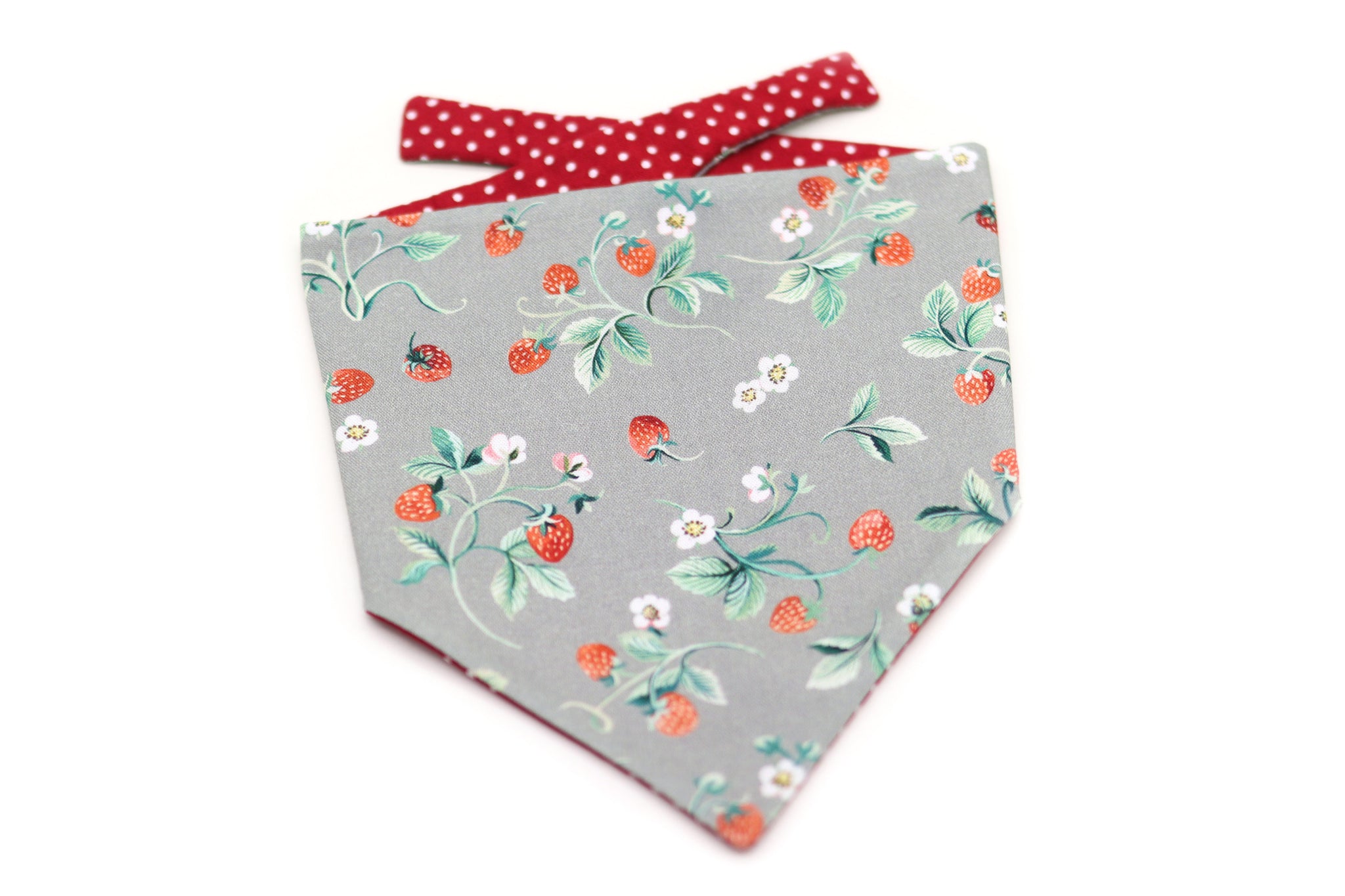 “Sweet Strawberries” dog bandana