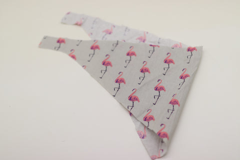 READY TO MAKE "Flamingo" dog bandana size M