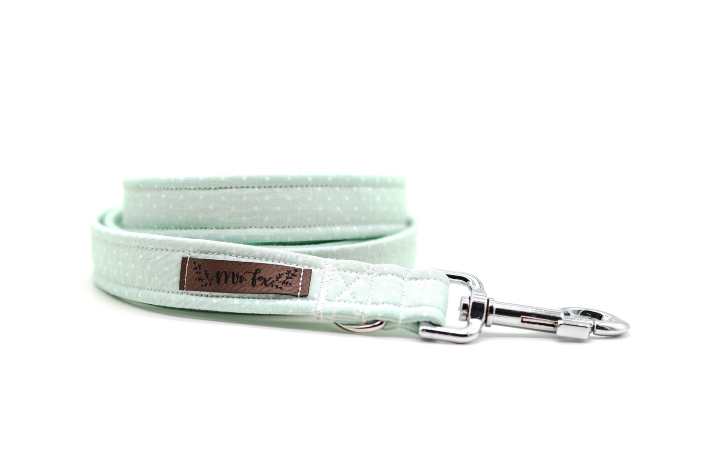 "Mint Polkadot" Hundeleine - Mr. Fox Hundezubehör