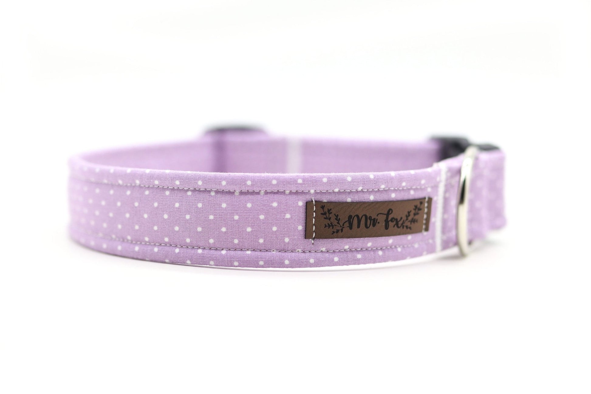 "Lilac Polkadot" Halsband für Hunde - Mr. Fox Hundezubehör