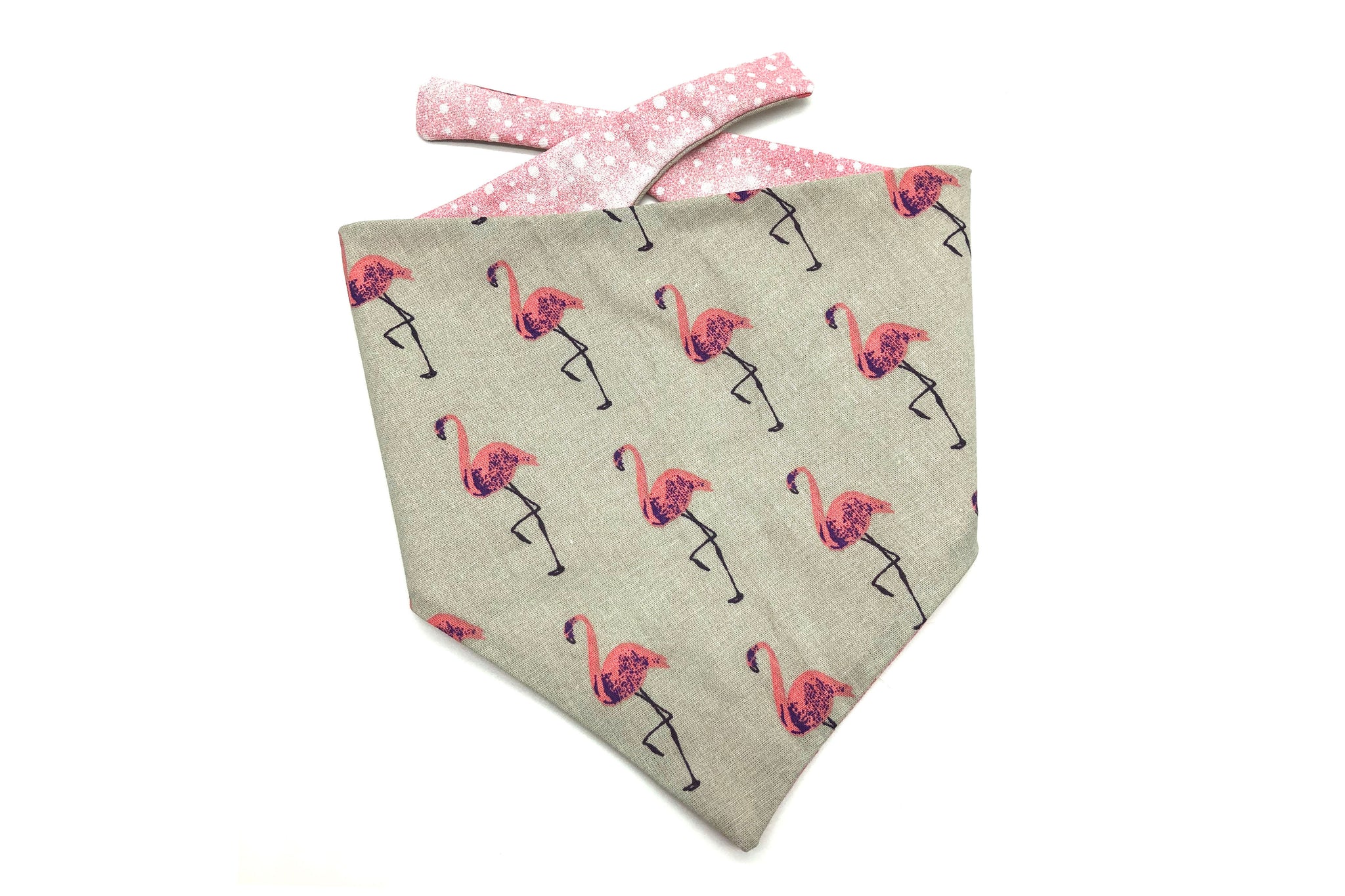 READY TO MAKE "Flamingo" dog bandana size M