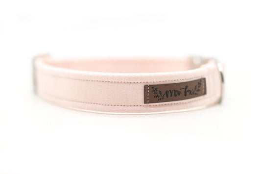 "Blush Pink Uni" Halsband für Hunde - Mr. Fox Hundezubehör