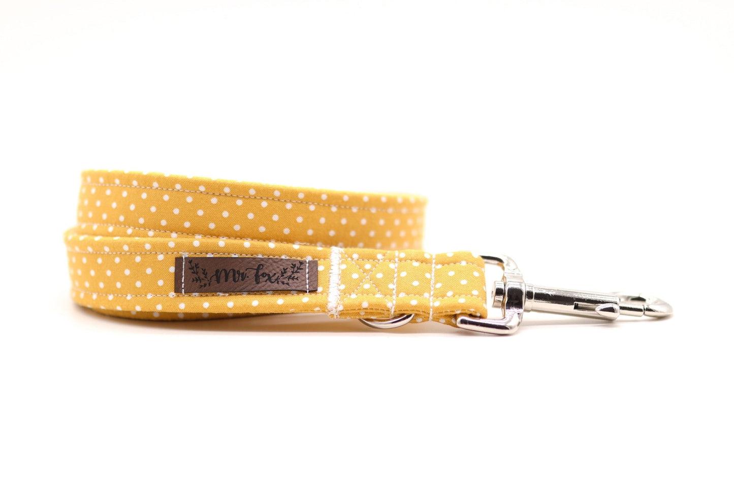 "Mustard Polkadot" Hundeleine - Mr. Fox Hundezubehör