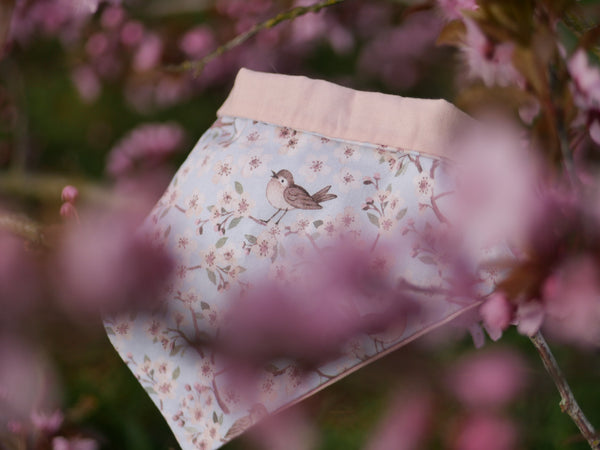 “Birds & Blossoms” dog bandana