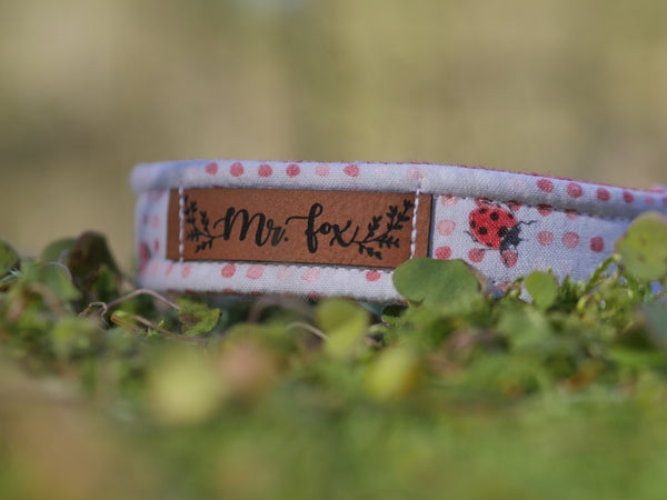 "Lucky Ladybugs" collar for dogs