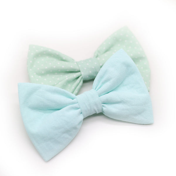 Uni Color Collection - PALE MINT Bow Tie