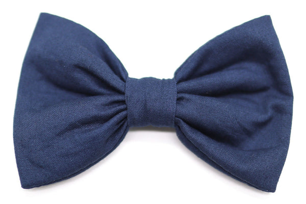 "Navy Uni" bow tie for dog collars