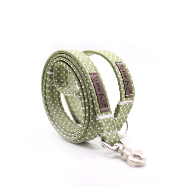 "Olive Polkadot" Halsband für Hunde