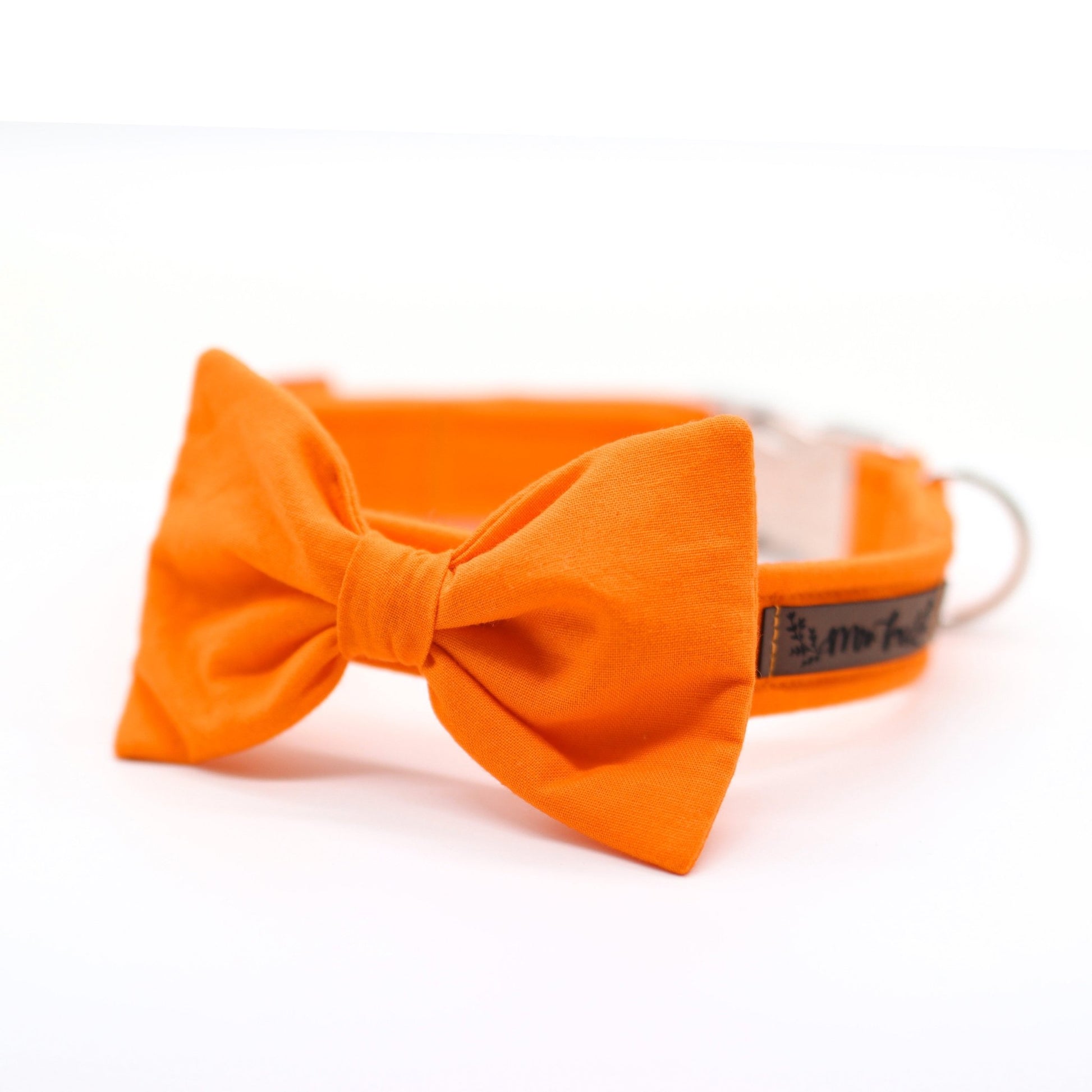 "Orange Uni" Fliege für Hundehalsbänder - Mr. Fox Hundezubehör