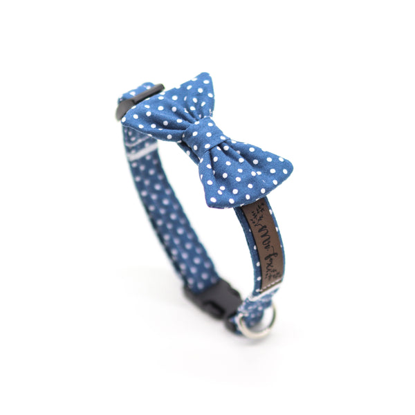 Polkadot Collection - DENIM BLUE Bow Tie
