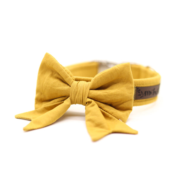 "Honey Uni" sailor bow for dog collars