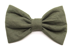 Uni Color Collection - OLIVE Bow Tie
