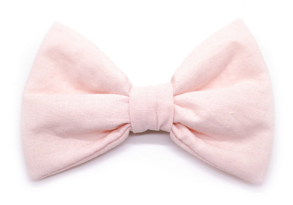 "Blush Pink Uni" bow tie for dog collars