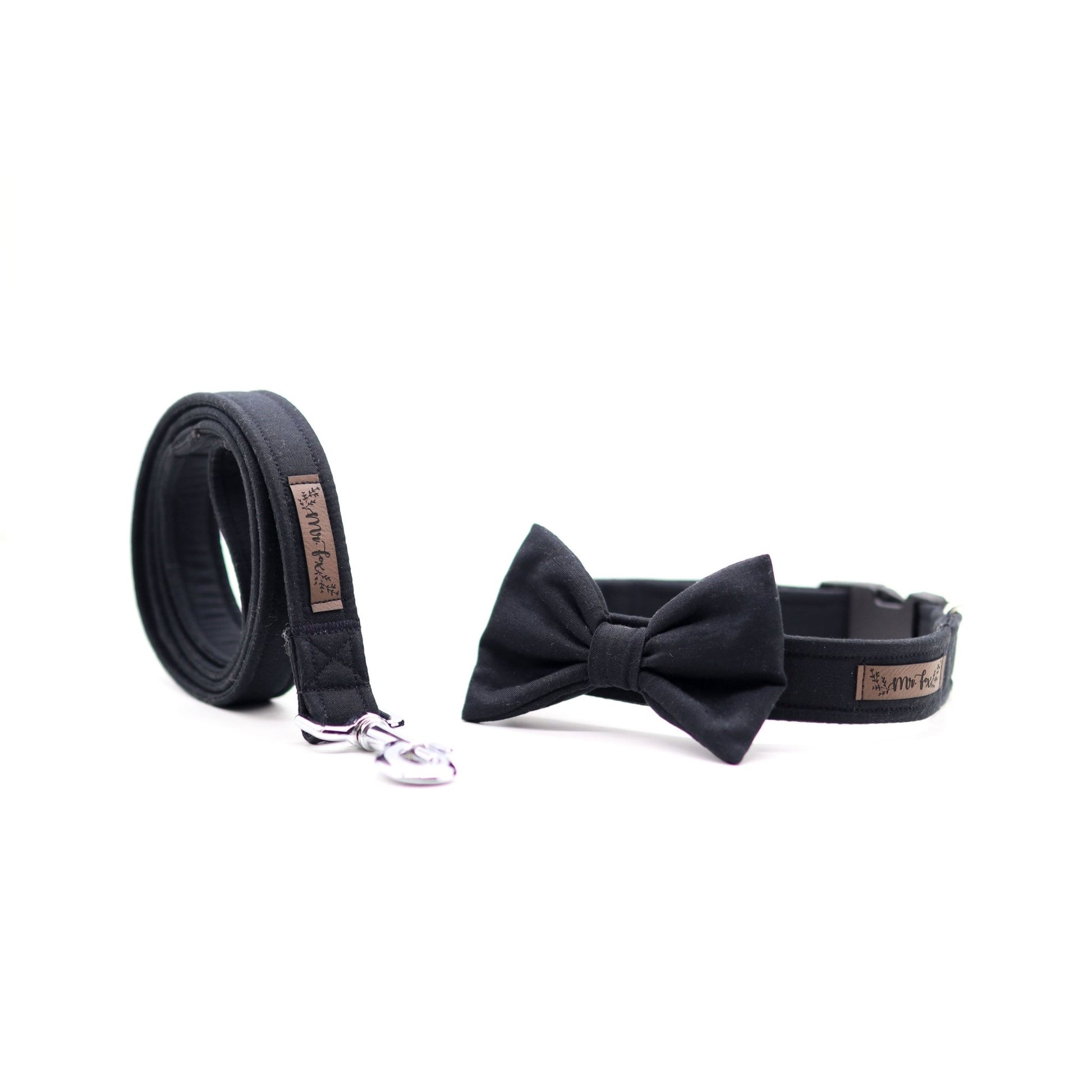 "Black Uni" Halsband für Hunde - Mr. Fox Hundezubehör