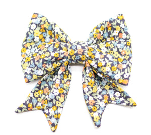 "Magical Marigolds" sailor bow for dog collars