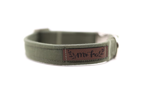 "Olive Uni" Halsband für Hunde