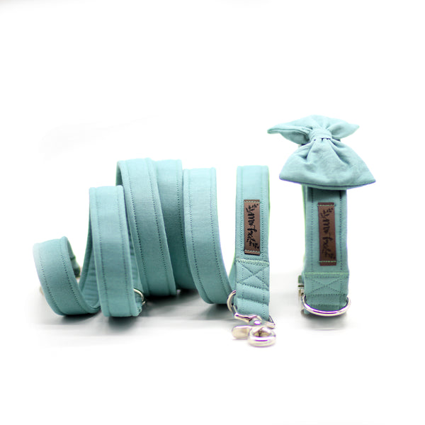 "Dusk Mint Uni" Halsband für Hunde