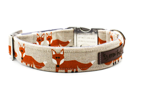 "Fox Festival" collar for dogs